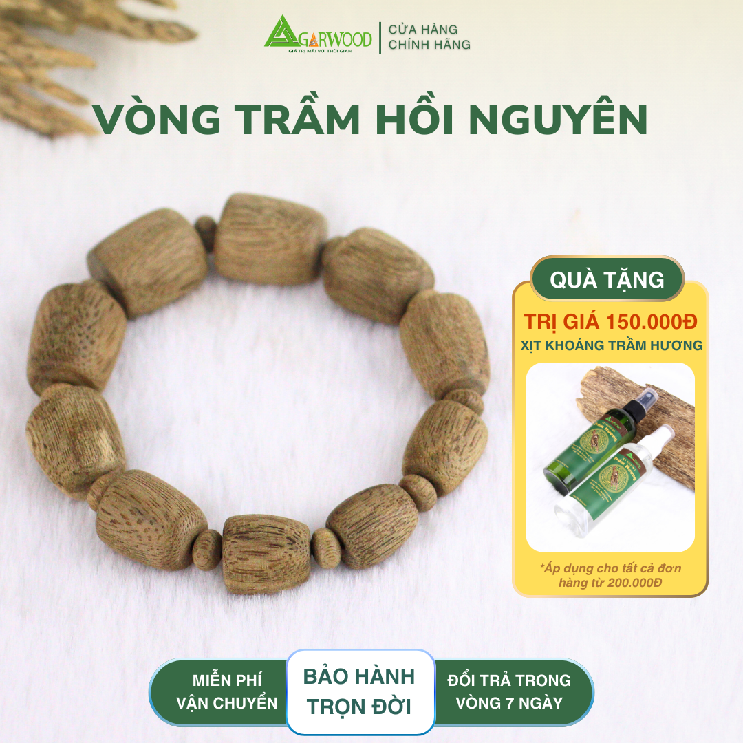 60 Vòng trầm hồi nguyên trầm hương sinh học TTT